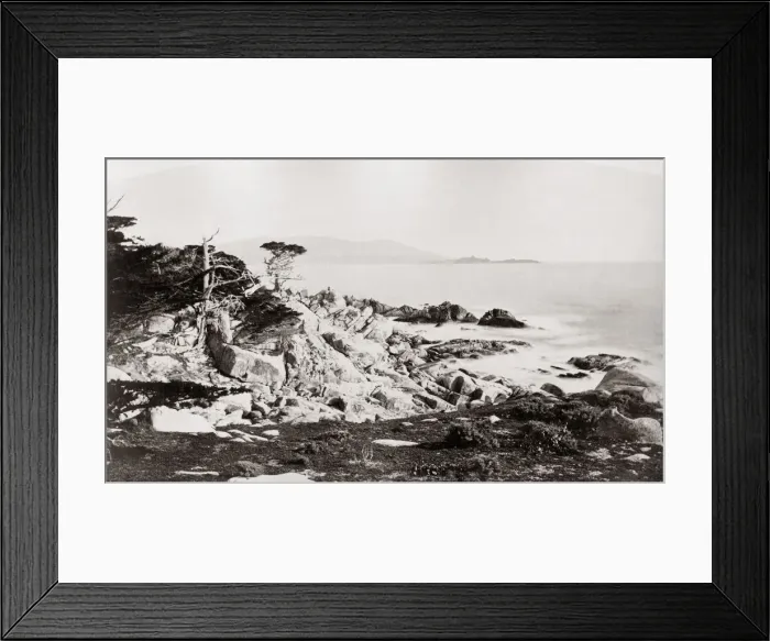 Framed Print : Shoreline near San Francisco, California, USA, c. 1890 Framed Print : Shoreline near San Francisco, California, USA, c. 1890