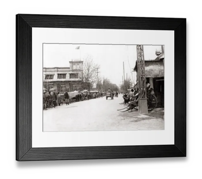 Framed Print : Street scene Tienstsin, (Tianjin) China, c. 1890 Framed Print : Street scene Tienstsin, (Tianjin) China, c. 1890