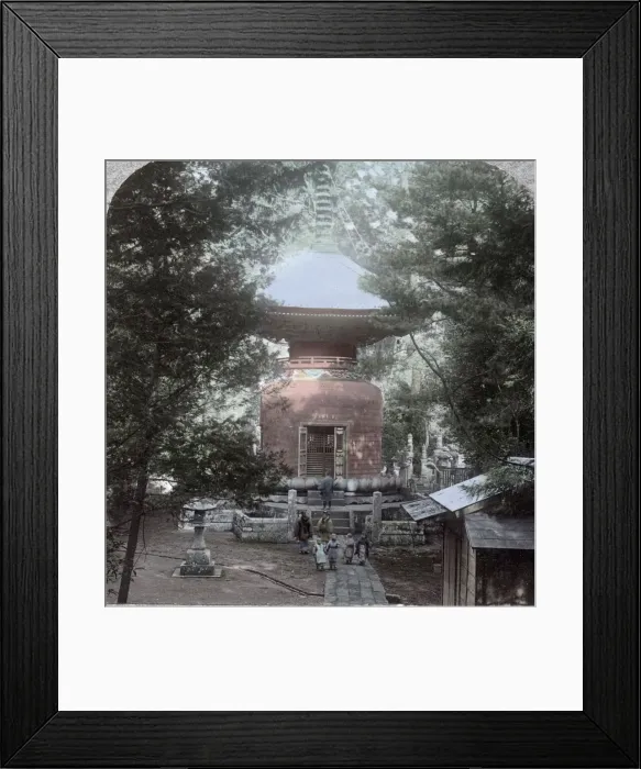 Framed Print : Tomb at Ikegami, near Tokyo, Japan, c. 1900 Framed Print : Tomb at Ikegami, near Tokyo, Japan, c. 1900