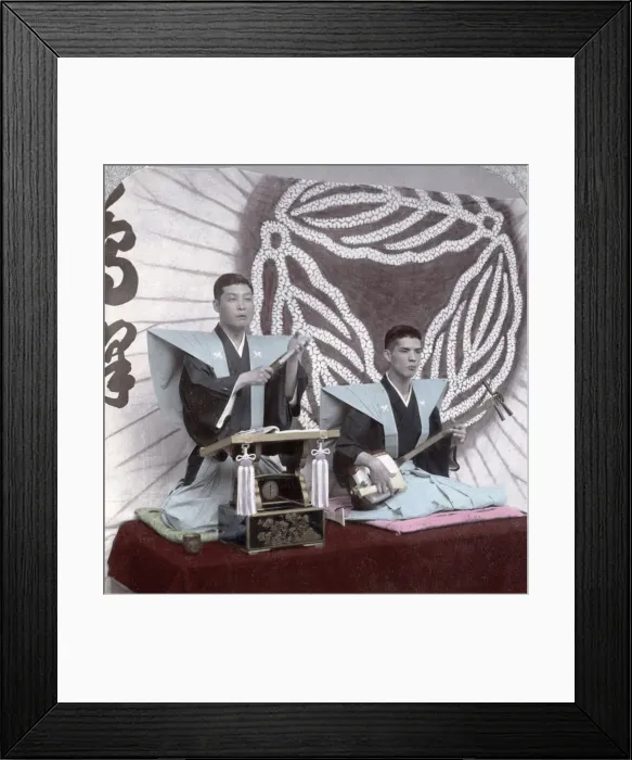 Framed Print : Japanese ceremony, c. 1900 Framed Print : Japanese ceremony, c. 1900