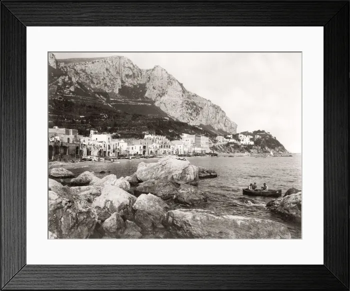 Framed Print : c. 1880s Italy - Campania on the Isle of Capri Framed Print : c. 1880s Italy - Campania on the Isle of Capri