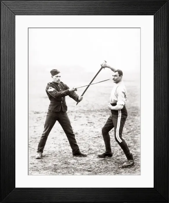 Framed Print : c. 1890s British army regiment uniform Framed Print : c. 1890s British army regiment uniform