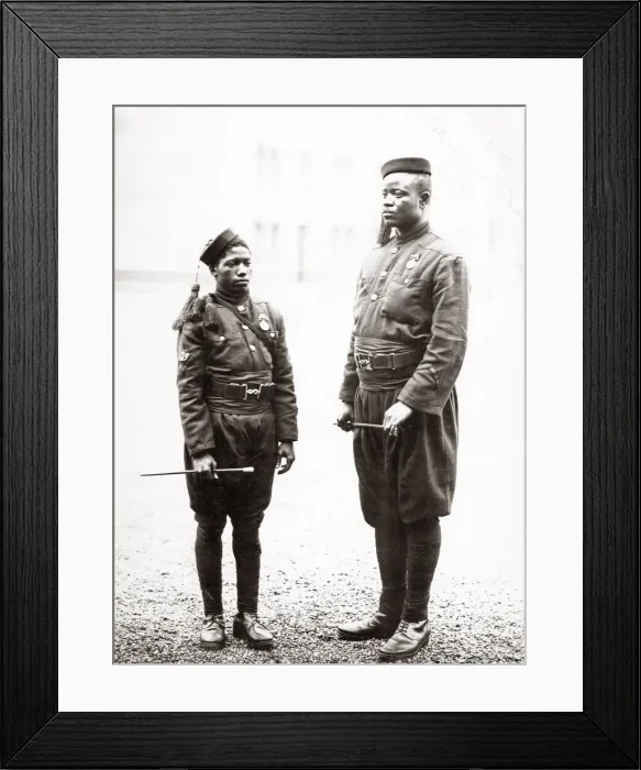 Framed Print : c. 1890s British army regiment uniform Framed Print : c. 1890s British army regiment uniform