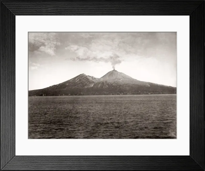 Framed Print : c. 1880s Italy - Mount Vesuvius volcano Framed Print : c. 1880s Italy - Mount Vesuvius volcano