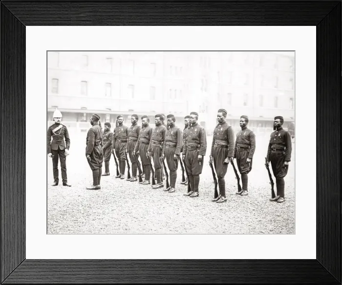 Framed Print : c. 1890s British army regiment uniform Framed Print : c. 1890s British army regiment uniform