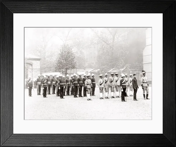 Framed Print : c. 1890s British army regiment uniform Framed Print : c. 1890s British army regiment uniform