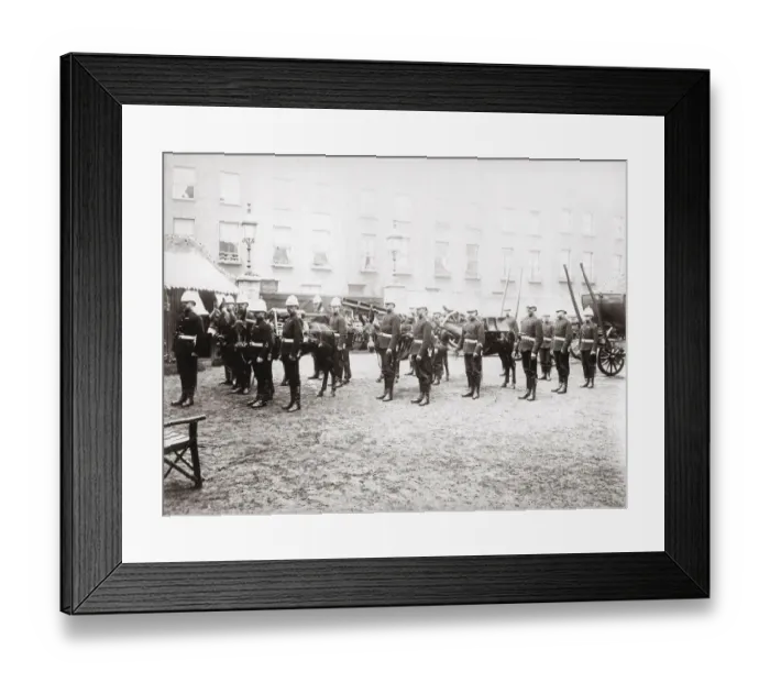 Framed Print : c. 1890s British army regiment uniform Framed Print : c. 1890s British army regiment uniform