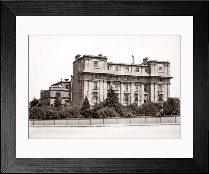 Framed Print : c. 1890 Australia - Houses of Parliament Melbourne Framed Print : c. 1890 Australia - Houses of Parliament Melbourne