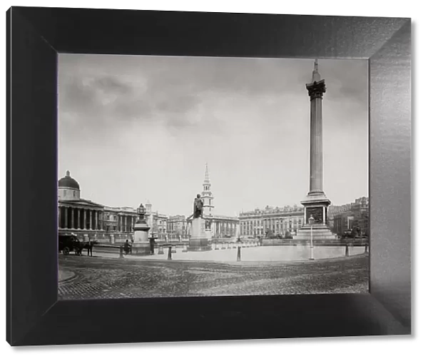 c. 1880s UK London - Trafalgar Square