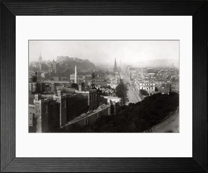 Framed Print : c. 1880s Scotland - Edinburgh from Calton Hill Framed Print : c. 1880s Scotland - Edinburgh from Calton Hill