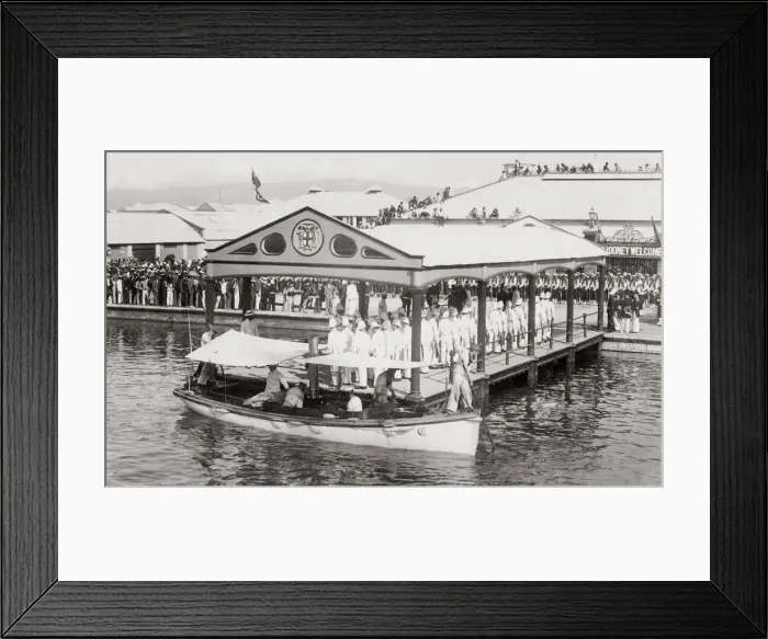 Framed Print : 1891 West Indies - Prince George visit to Kingston Jamaica Framed Print : 1891 West Indies - Prince George visit to Kingston Jamaica