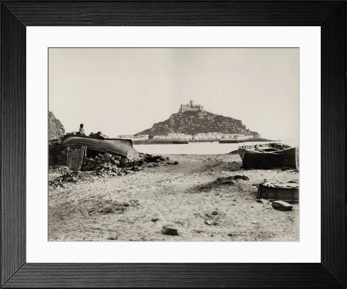 Framed Print : View of St Michaels Mount from the Cornwall coast Framed Print : View of St Michaels Mount from the Cornwall coast