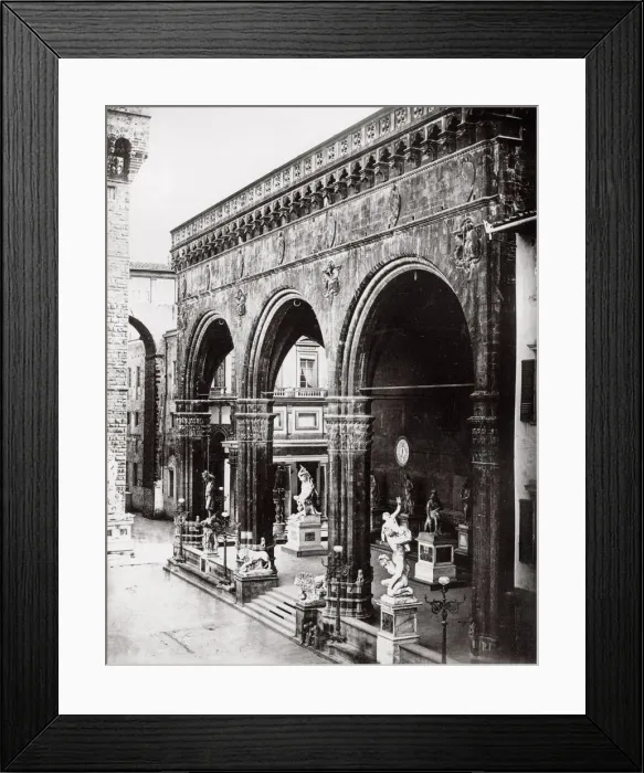 Framed Print : The Loggia dei Lanzi, Loggia della Signoria, Florence, Italy Framed Print : The Loggia dei Lanzi, Loggia della Signoria, Florence, Italy