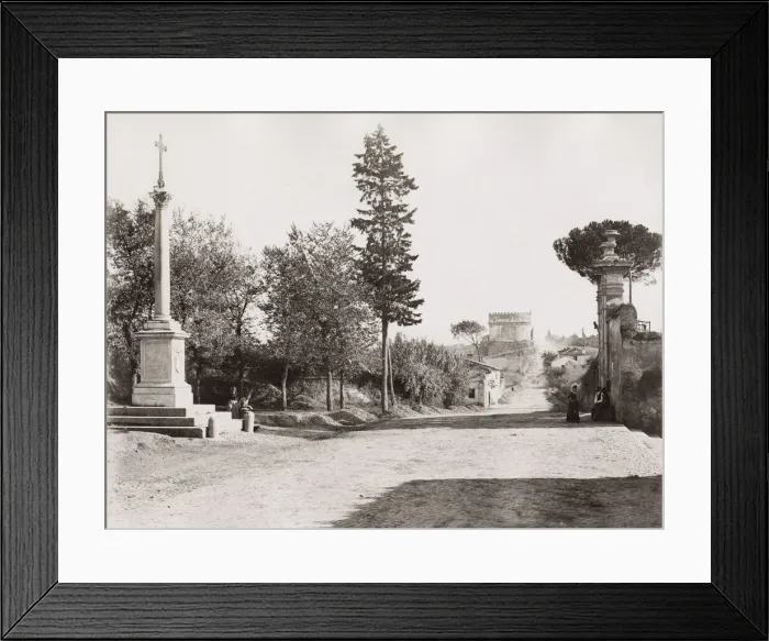 Framed Print : Tomb of Caecilia Metella, Appian Way, Rome, Italy Framed Print : Tomb of Caecilia Metella, Appian Way, Rome, Italy