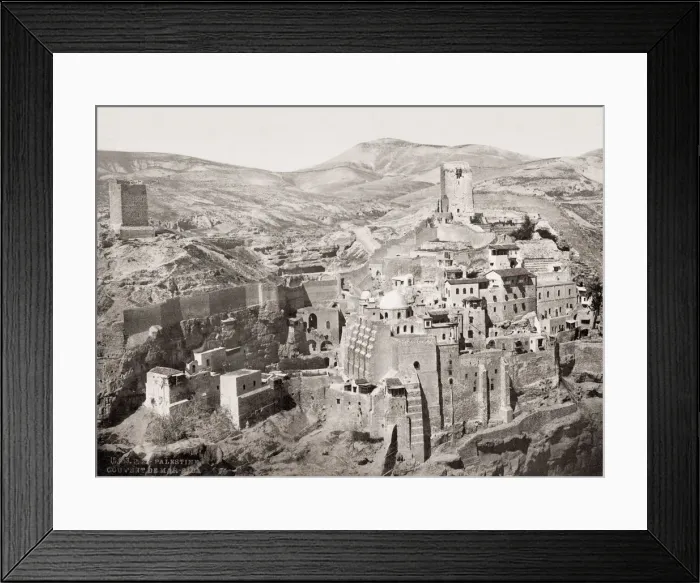 Framed Print : Mar Saba monastery. The Holy Lavra of Saint Sabbas Framed Print : Mar Saba monastery. The Holy Lavra of Saint Sabbas