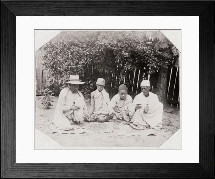 Framed Print : Hova money changers, Madagascar Framed Print : Hova money changers, Madagascar