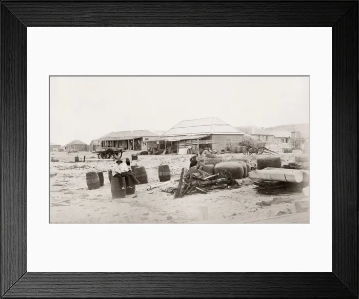 Framed Print : Hotel, beach Cossack, Western Australia Framed Print : Hotel, beach Cossack, Western Australia