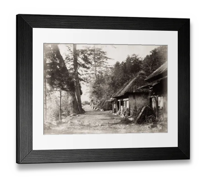 Framed Print : View on the Tokaido, highway from Kyoto to Tokyo, Japan Framed Print : View on the Tokaido, highway from Kyoto to Tokyo, Japan