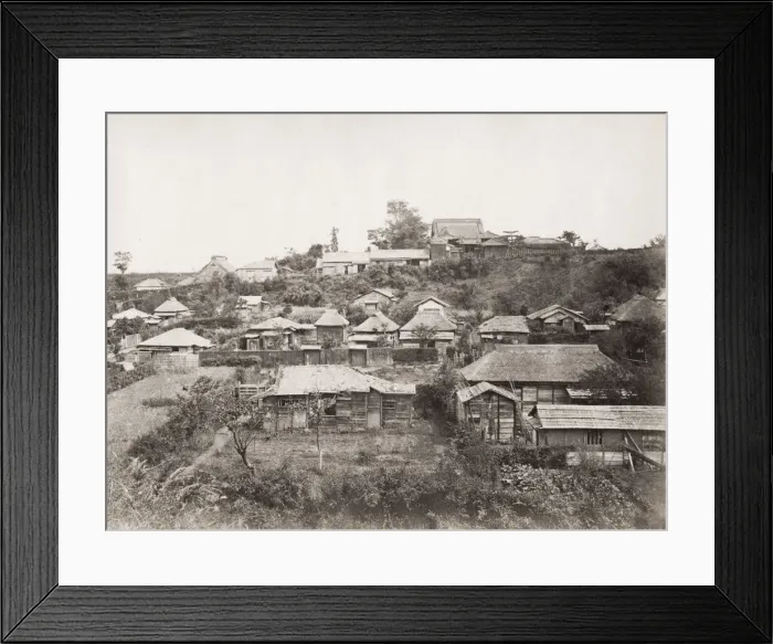 Framed Print : Awoyama Road, Japan, from the Far East magazine, 1870 s Framed Print : Awoyama Road, Japan, from the Far East magazine, 1870 s