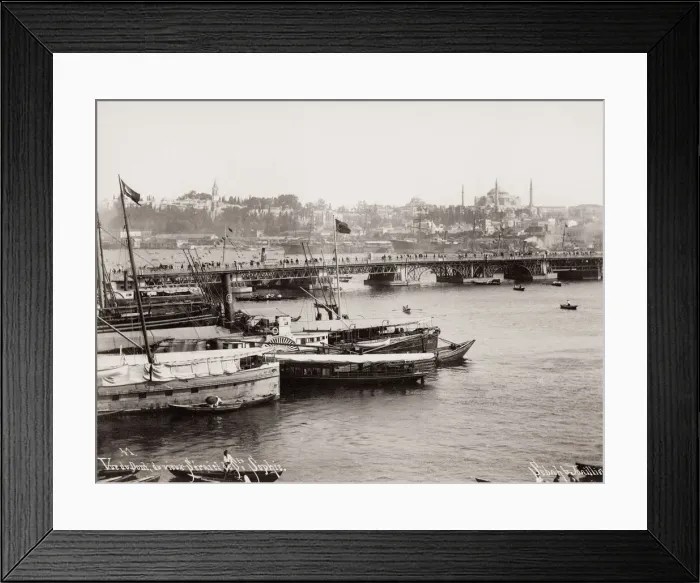 Framed Print : Hagia Sophia and bridge Bosphorous, Istanbul, Turkey Framed Print : Hagia Sophia and bridge Bosphorous, Istanbul, Turkey