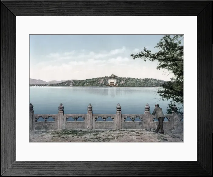 Framed Print : Lake, Summer Palace, Peking, (Beijing) China, c. 1900 Vintage early 20th century Framed Print : Lake, Summer Palace, Peking, (Beijing) China, c. 1900 Vintage early 20th century
