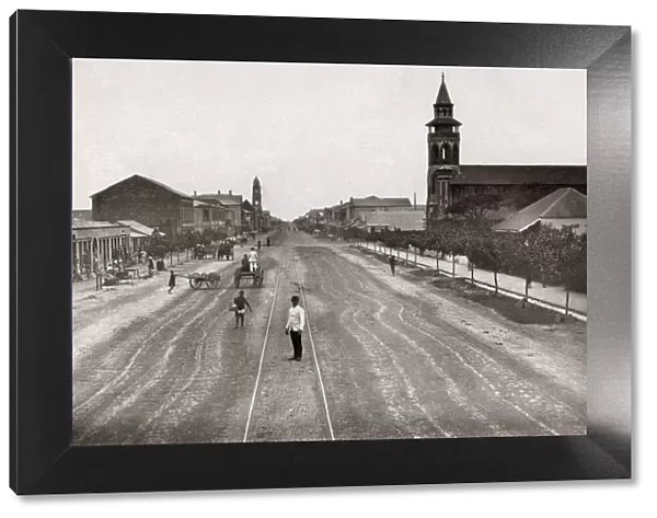 West Street, Durban, Natal, South Africa, c. 1888