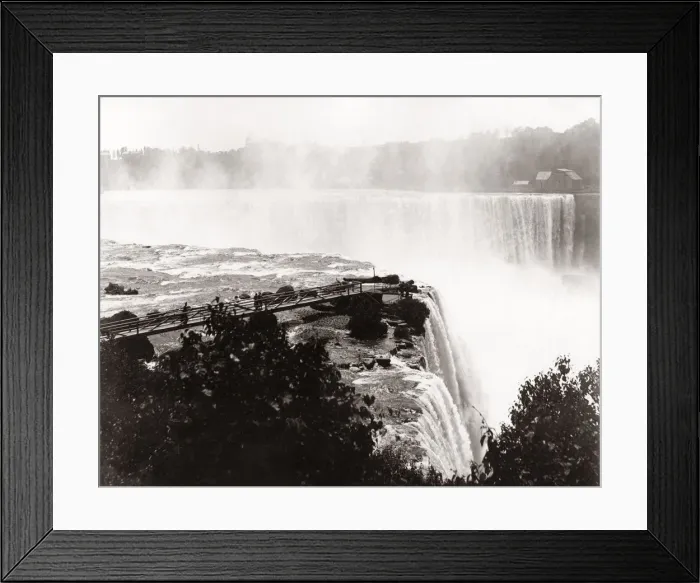 Framed Print : Niagara Falls from the American side, c. 1890