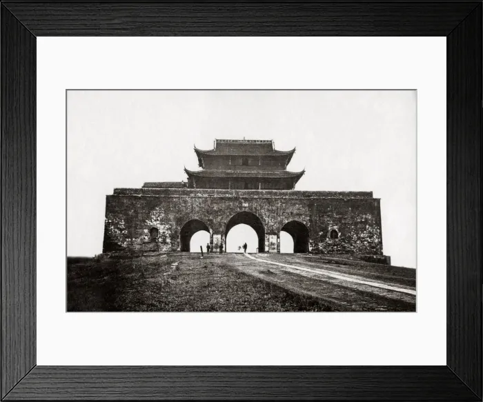 Framed Print : Gateway near Hankow (Hankou) China c. 1880 s Framed Print : Gateway near Hankow (Hankou) China c. 1880 s