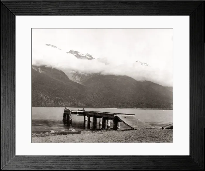 Framed Print : c. 1890 New Zealand - Humbolt Mountain Range from Glenorchy Wakatipu Framed Print : c. 1890 New Zealand - Humbolt Mountain Range from Glenorchy Wakatipu