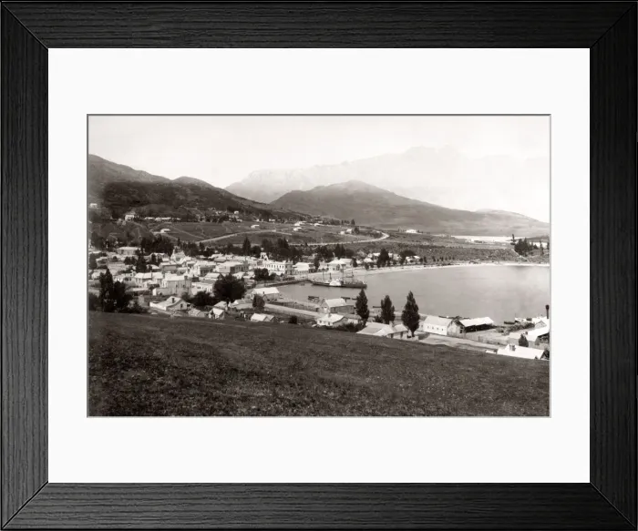 Framed Print : c. 1890 New Zealand - Queenstown Wakatipu Framed Print : c. 1890 New Zealand - Queenstown Wakatipu