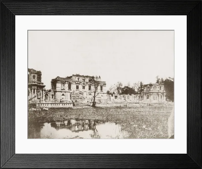 Framed Print : Vintage 19th century photograph: Old Summer Palace, Yuanming Yuan, Peking, Beijing, China Framed Print : Vintage 19th century photograph: Old Summer Palace, Yuanming Yuan, Peking, Beijing, China