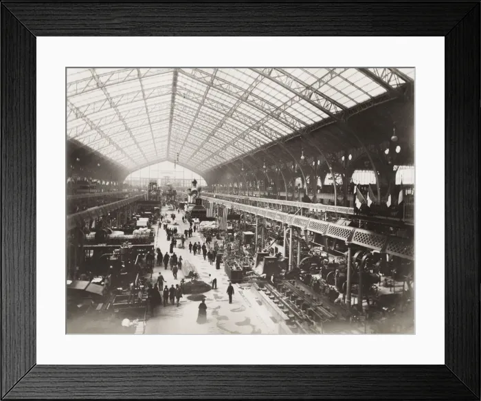 Framed Print : Vintage 19th century photograph: Exposition Universelle, Paris Framed Print : Vintage 19th century photograph: Exposition Universelle, Paris