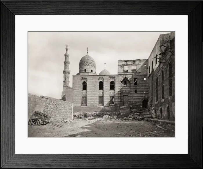 Framed Print : Vintage 19th century photograph: archetecture, Tombs of the Caliphs, City of the Dead Framed Print : Vintage 19th century photograph: archetecture, Tombs of the Caliphs, City of the Dead