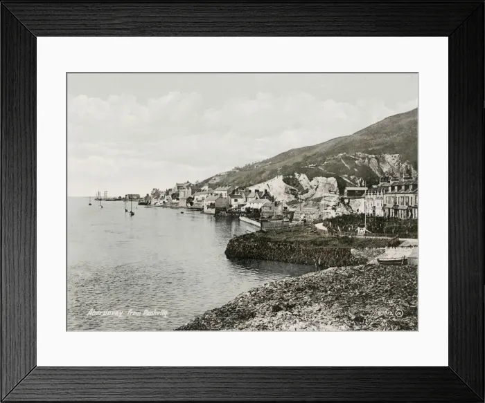 Framed Print : Vintage 19th century photograph:, Aberdovey, Aberdyfi, Wales Framed Print : Vintage 19th century photograph:, Aberdovey, Aberdyfi, Wales