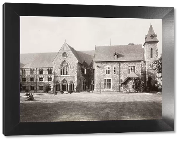 Vintage 19th century photograph: Cheltenham Ladies College, school