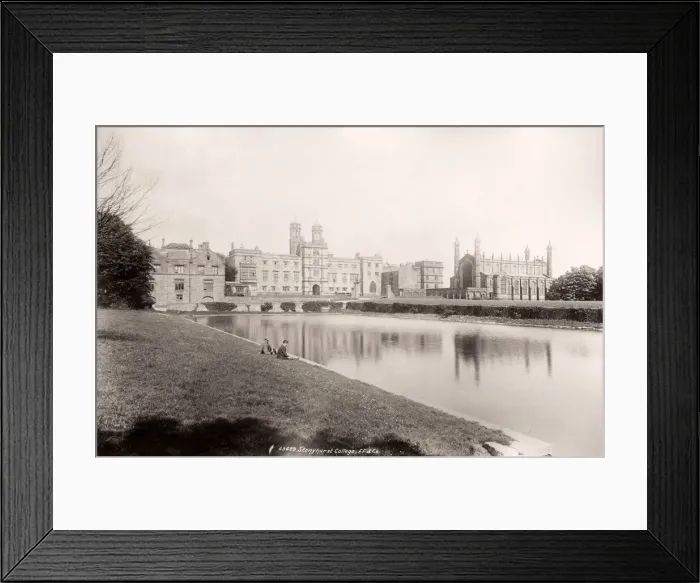 Framed Print : Vintage 19th century photograph - United Kingdom - Stonyhurst Collgee Framed Print : Vintage 19th century photograph - United Kingdom - Stonyhurst Collgee