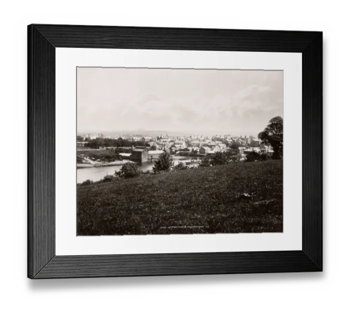 Framed Print : Vintage 19th century photograph - United Kingdom - Cardigan, Wales Framed Print : Vintage 19th century photograph - United Kingdom - Cardigan, Wales