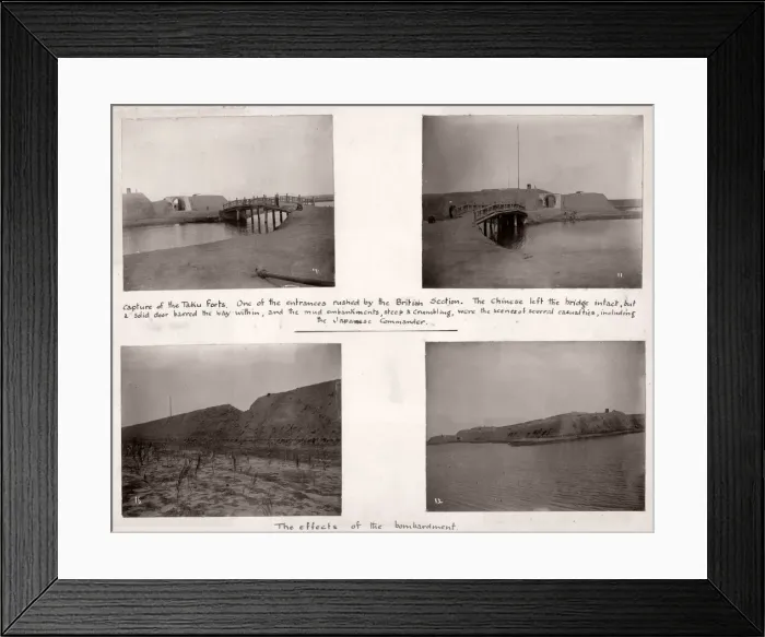 Framed Print : Vintage Photograph China c. 1900 - Boxer rebellion or uprising Framed Print : Vintage Photograph China c. 1900 - Boxer rebellion or uprising