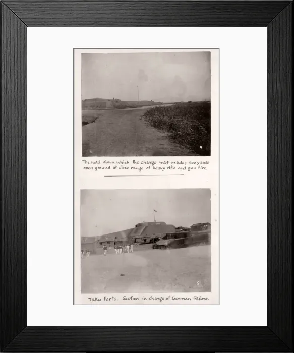 Framed Print : Vintage Photograph China c. 1900 - Boxer rebellion or uprising