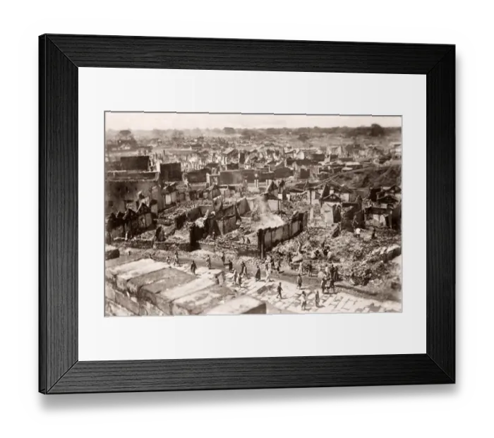 Framed Print : Vintage Photograph China c. 1900 - Boxer rebellion or uprising Framed Print : Vintage Photograph China c. 1900 - Boxer rebellion or uprising