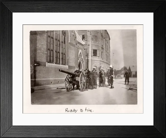 Framed Print : Vintage Photograph China c. 1900 - Boxer rebellion or uprising Framed Print : Vintage Photograph China c. 1900 - Boxer rebellion or uprising