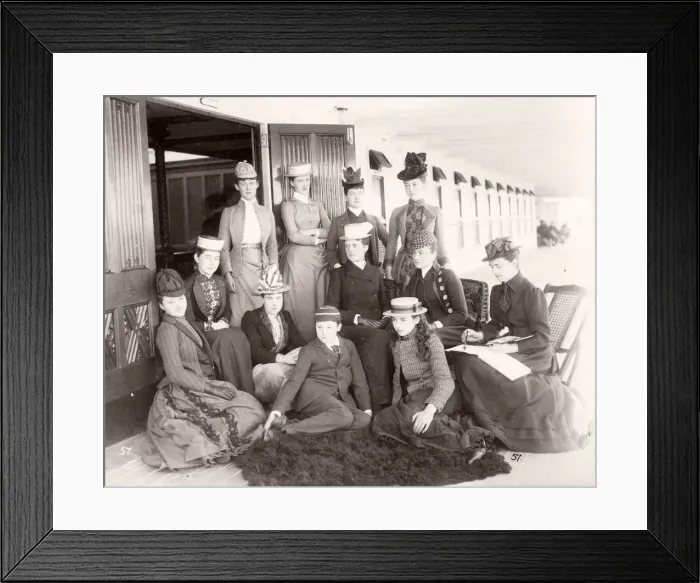 Framed Print : 1889 photograph - RMS Teutonic - from an album of images relating to the launch of Framed Print : 1889 photograph - RMS Teutonic - from an album of images relating to the launch of