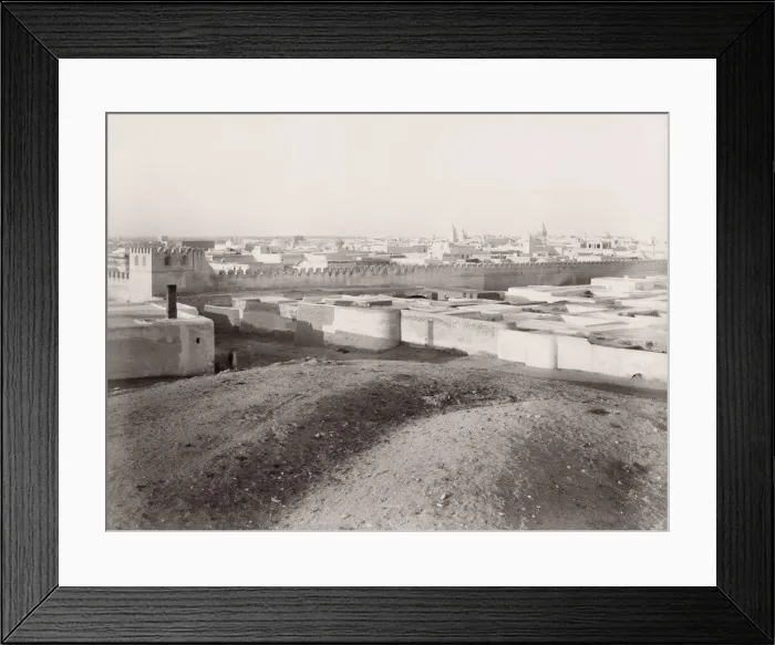 Framed Print : Vintage 19th century photograph: view of Kairouan, Algeria Framed Print : Vintage 19th century photograph: view of Kairouan, Algeria