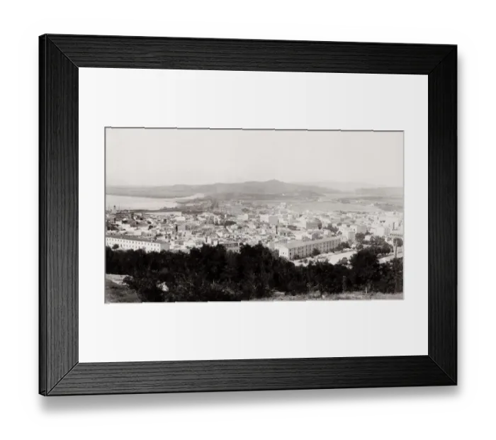 Framed Print : Vintage 19th century photograph: Annaba is a port city in northeast Algeria Framed Print : Vintage 19th century photograph: Annaba is a port city in northeast Algeria