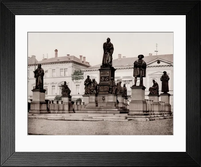 Framed Print : Vintage 19th century / 1900 photograph: Worms, a city in Rhineland-Palatinate, Germany Framed Print : Vintage 19th century / 1900 photograph: Worms, a city in Rhineland-Palatinate, Germany