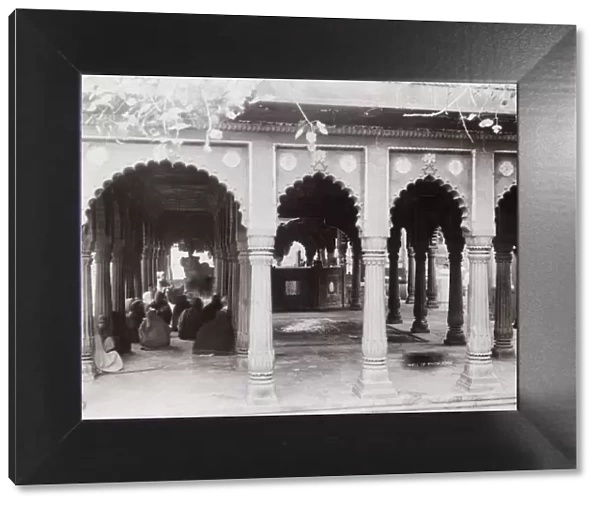 Late 19th century photograph: Well of knowledge, Benares, Varanasi, India