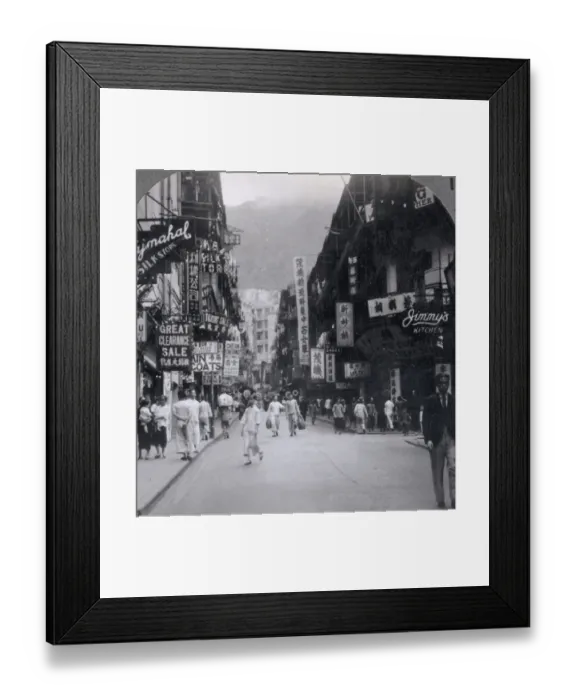 Framed Print : Tailors shops Hong Kong c. 1910s Vintage early 20th century photograph Framed Print : Tailors shops Hong Kong c. 1910s Vintage early 20th century photograph