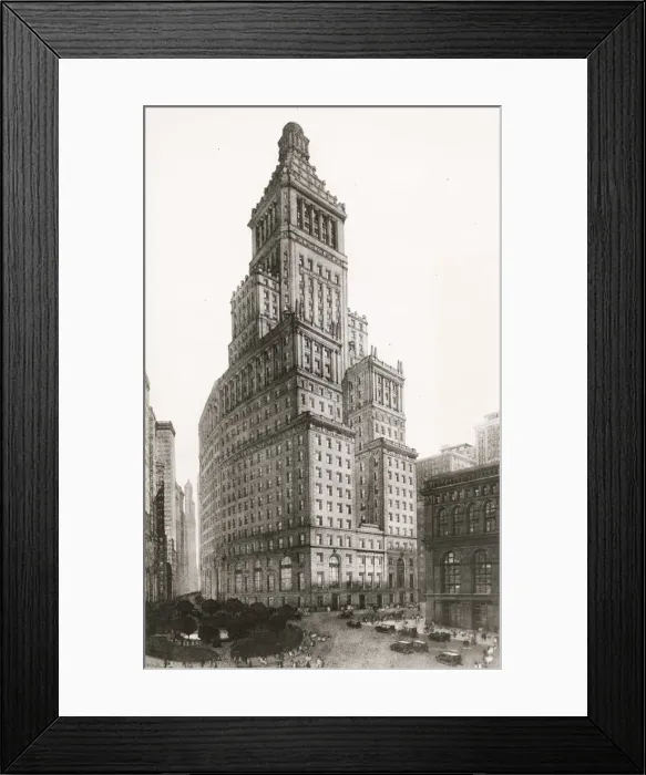 Framed Print : Vintage early 20th century press photograph: Standard Oil Building, Manhattan, New York Framed Print : Vintage early 20th century press photograph: Standard Oil Building, Manhattan, New York