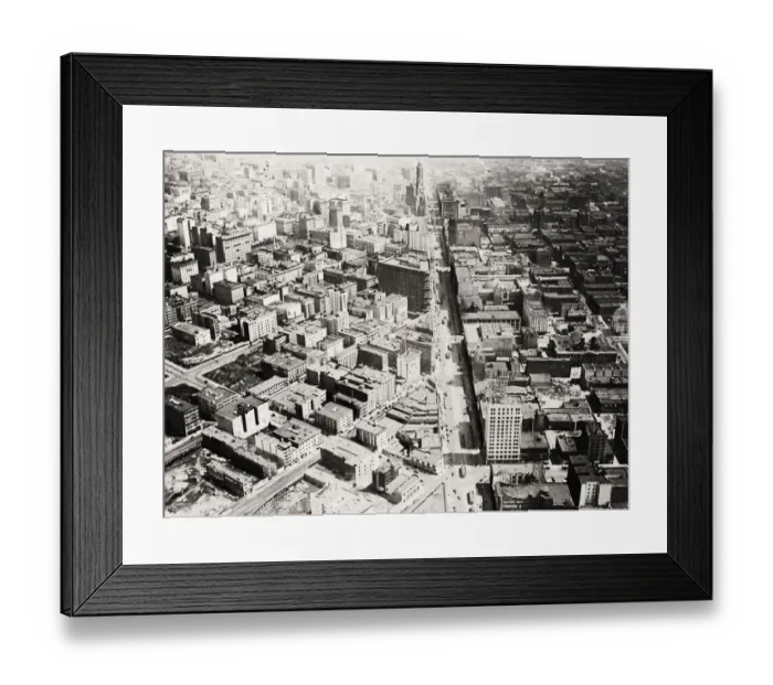 Framed Print : Vintage early 20th century press photograph: California Street, San Francisco Framed Print : Vintage early 20th century press photograph: California Street, San Francisco