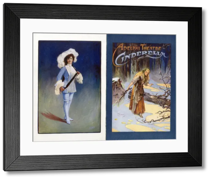 Framed Print : Cinderella, Adelphi Theatre, London, Christmas pantomime with Phyllis Dare in the title Framed Print : Cinderella, Adelphi Theatre, London, Christmas pantomime with Phyllis Dare in the title